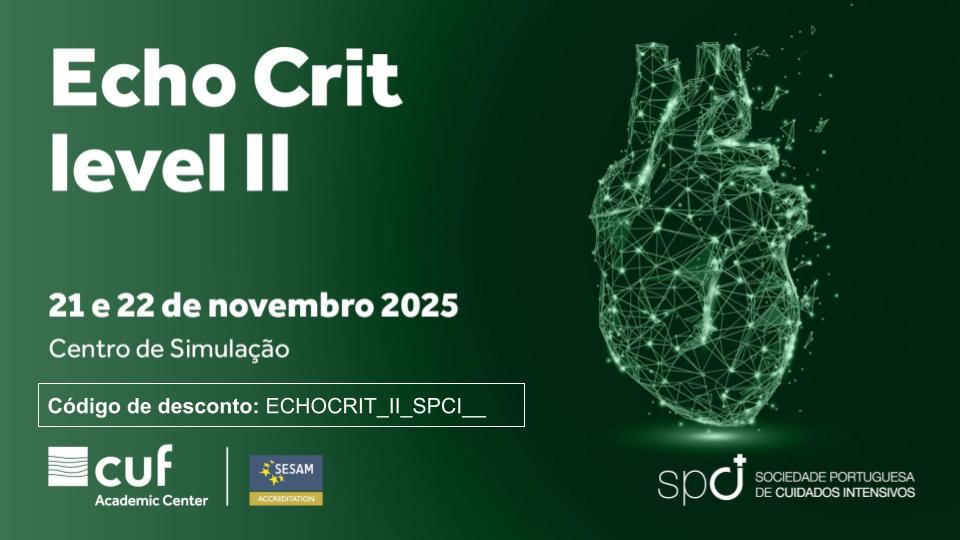 Echo Crit Level II - Ecocardiografia Avançada para Pacientes Críticos | CUF