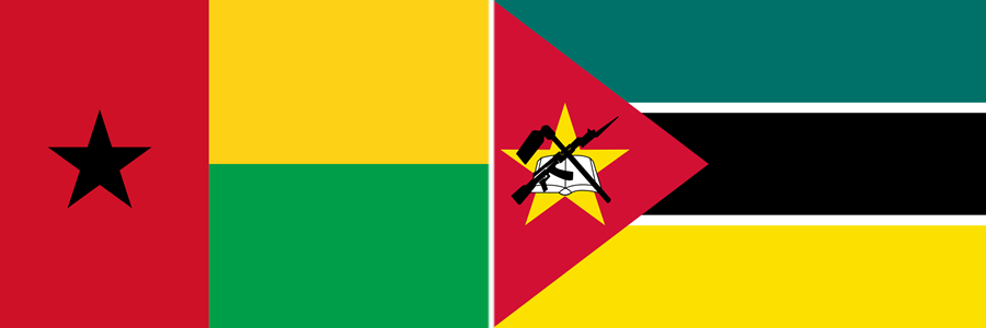 Guiné Bissau e Moçambique